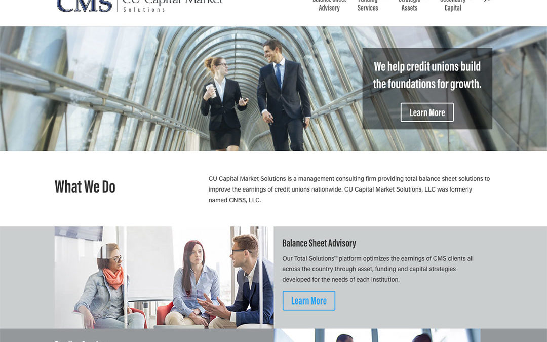 CU Capital Market Solutions Website
