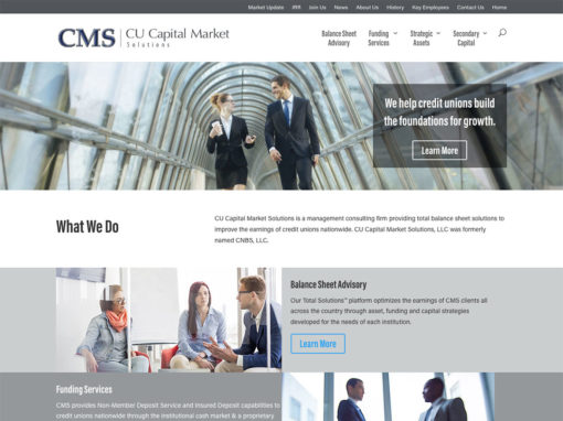 CU Capital Market Solutions Website
